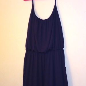 Navy blue maxi jumpsuit